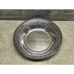 Vintage Reed‎ & Barton 1201 (A) Vegetable Serving Bowl 10" Silver Plated Ornate